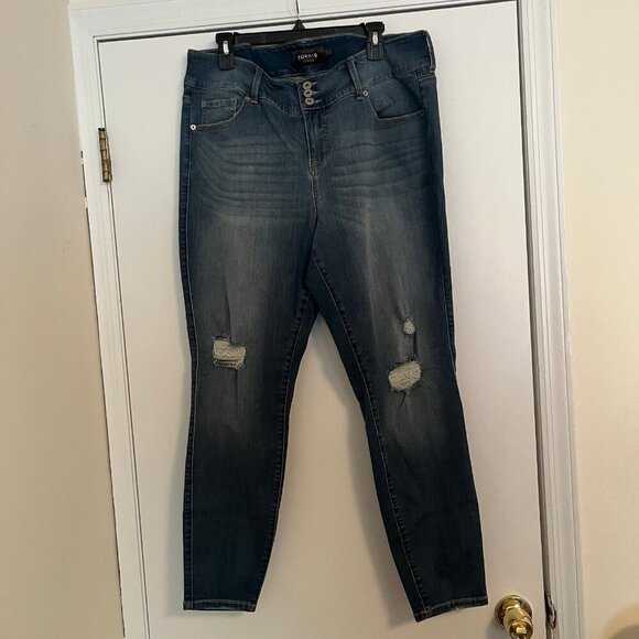 Torrid Size 20 2xl Jegging Jeans Premium Stretch Medium Wash - Picture 1 of 9